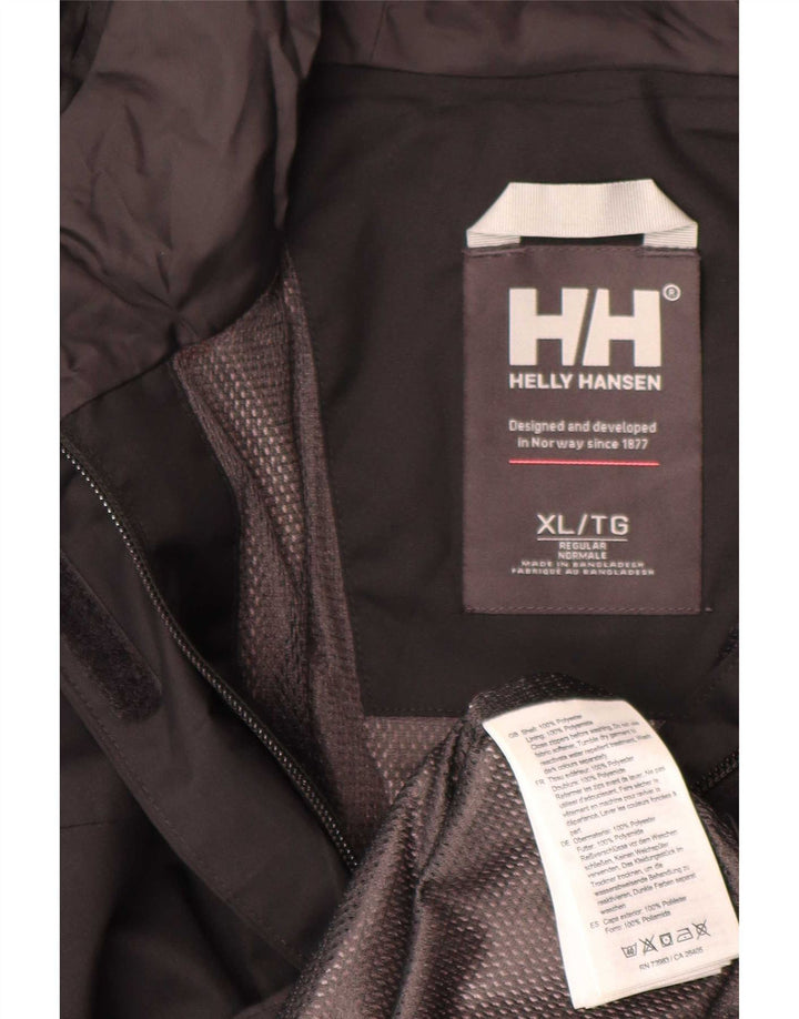 Jachetă de ploaie cu glugă pentru femei Helly Hansen UK 18 XL Poliester negru
