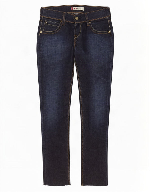 Blugi skinny 473 pentru femei Levi's W28 L29 Bumbac albastru