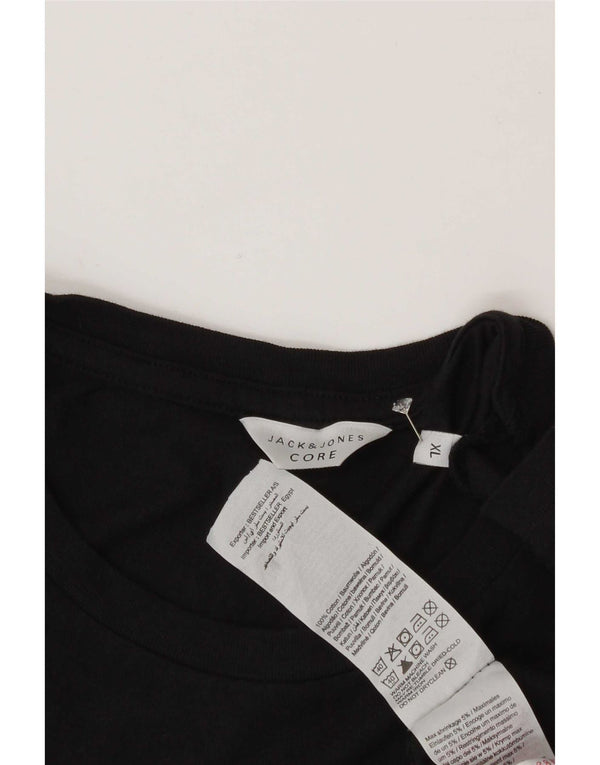 Tricou grafic Jack & Jones pentru bărbați Top XL bumbac negru