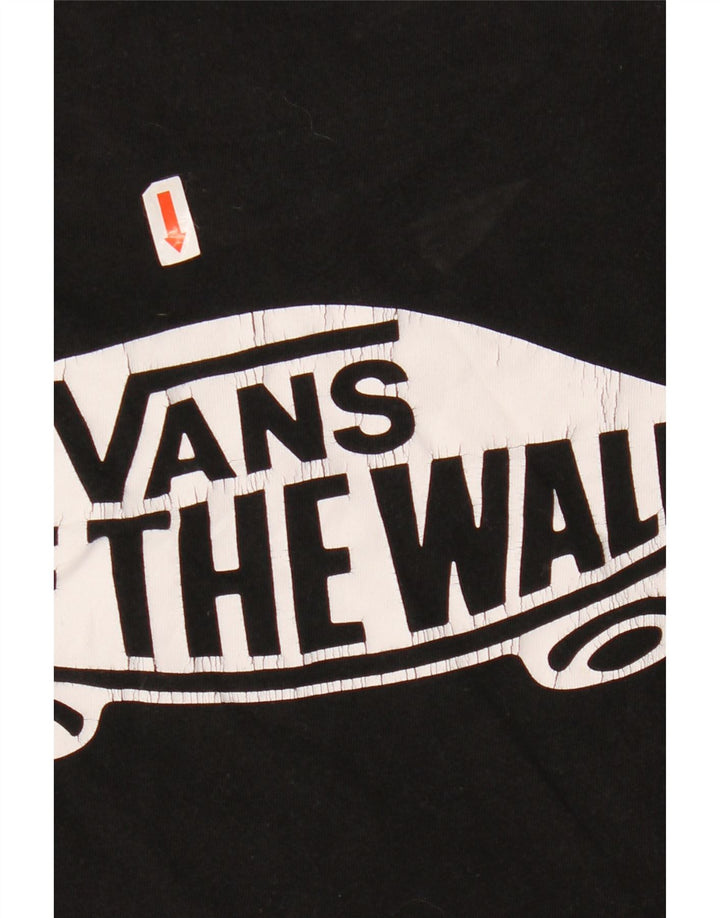 Tricou grafic personalizat VANS pentru bărbați Top, bumbac mediu negru