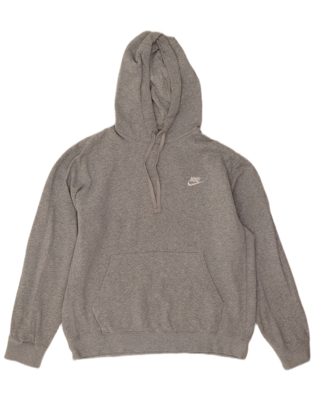 Pulover Nike pentru bărbați, bumbac cu pete, gri mediu