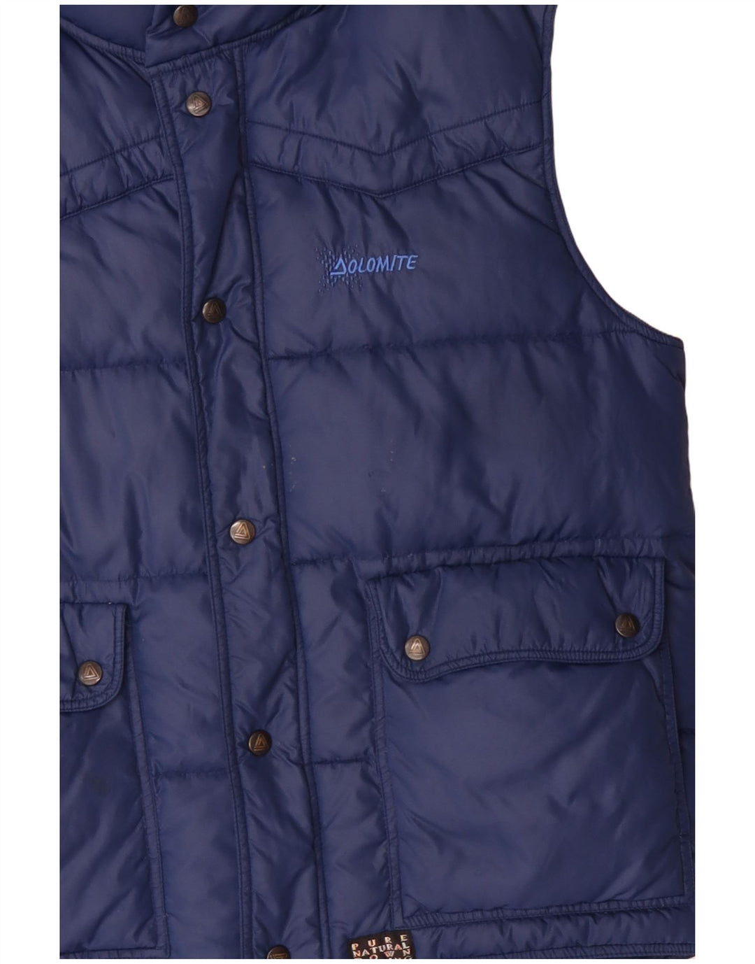 Gilet căptușit pentru bărbați Dolomite UK 38 Medium Bleumarin Poliester