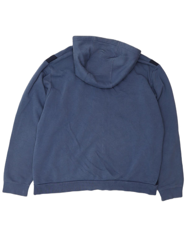 Pulover NIKE pentru bărbați, cu fermoar, XL, albastru bleumarin, bumbac color bloc