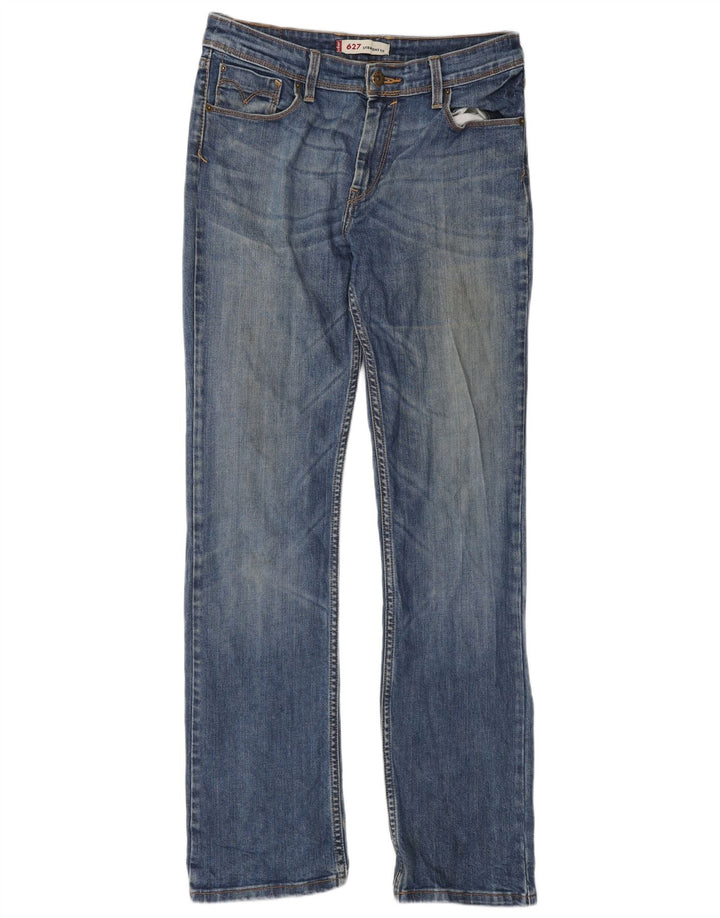 Blugi drepti pentru bărbați Levi's 627 W30 L32 Bumbac albastru