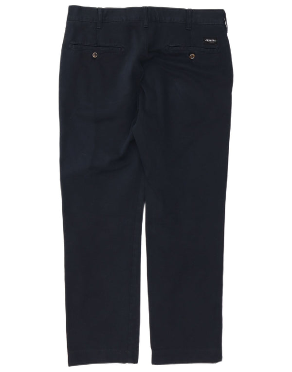 Pantaloni chino drepți pentru bărbați Carrera IT 48 Medium L33 L29 Bumbac bleumarin