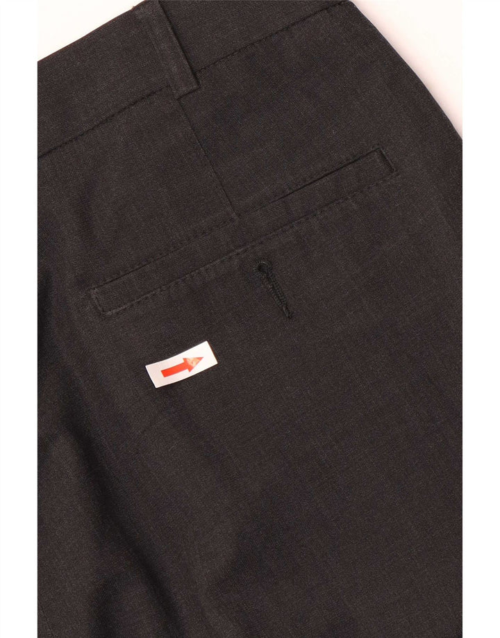 Pantaloni de costum pentru bărbați Marks & Spencer L36 L31 poliester gri