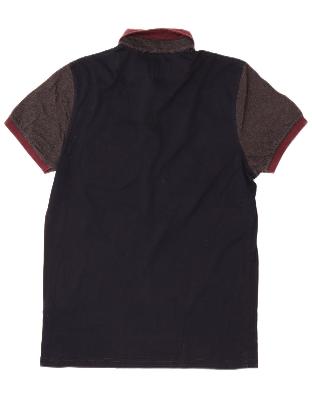 Tricou polo pentru bărbați Ted Baker, mărimea 2, bumbac color bloc, albastru bleumarin