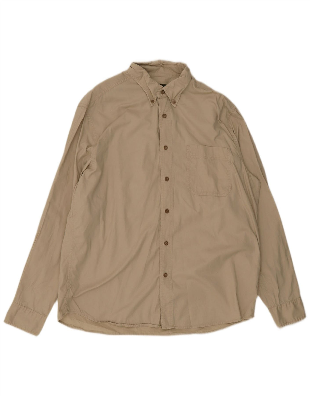 Cămașă pentru bărbați Eddie Bauer, mare, bej, bumbac