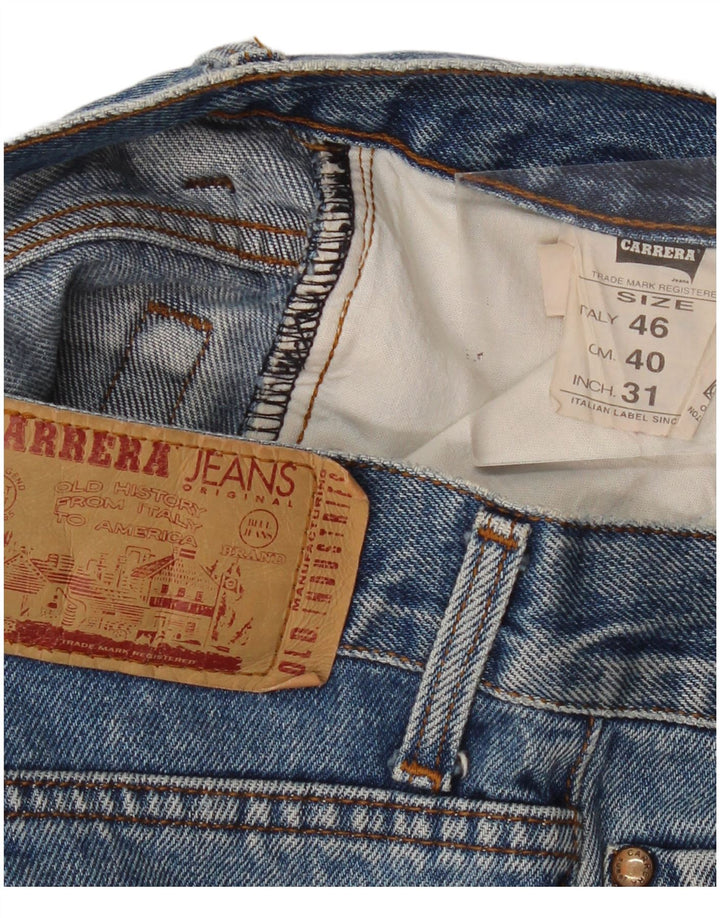 Blugi drepti pentru bărbați Carrera W31 L30 Bumbac albastru