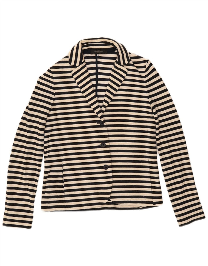 Blazer de weekend pentru femei Max Mara UK 12 Medium Bleumarin Nautic