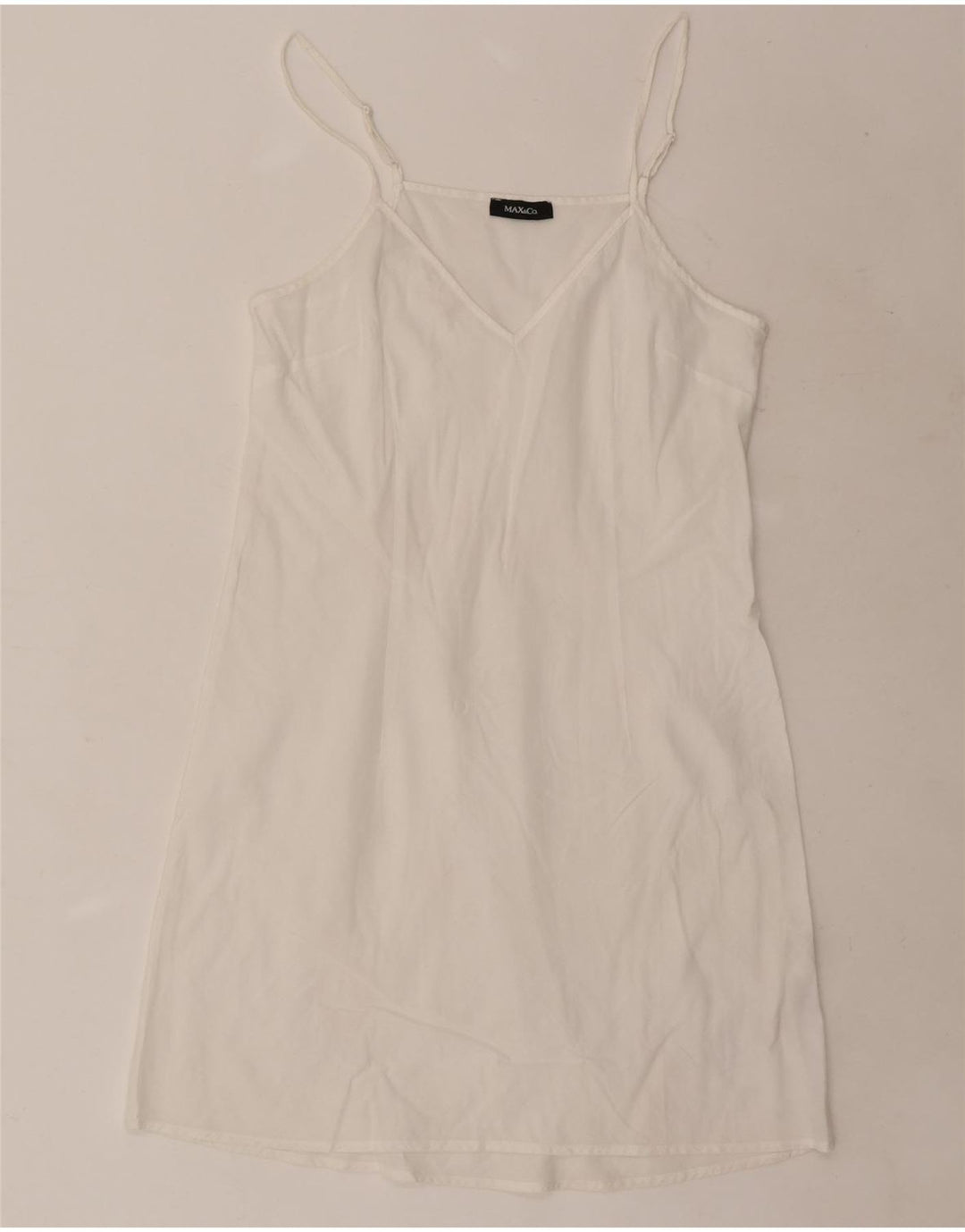 Max & Co. Rochie pentru femei UK 10 Bumbac alb mic
