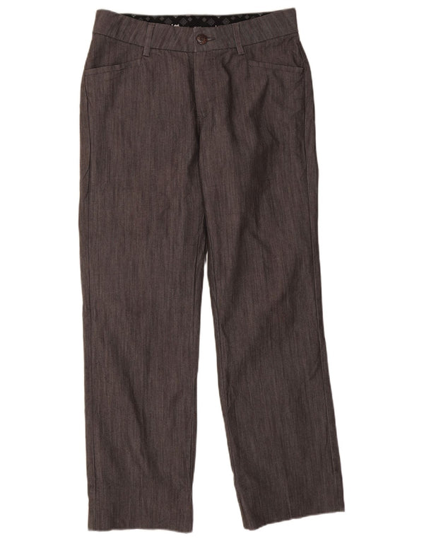 Pantaloni casual drepti pentru femei Lee US 8 Medium W30 L29 Bumbac gri