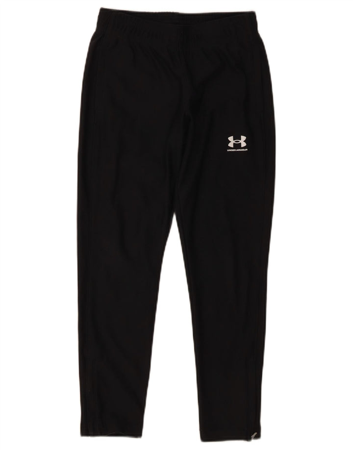 Pantaloni de trening Under Armour pentru fete 7-8 ani poliester negru mic