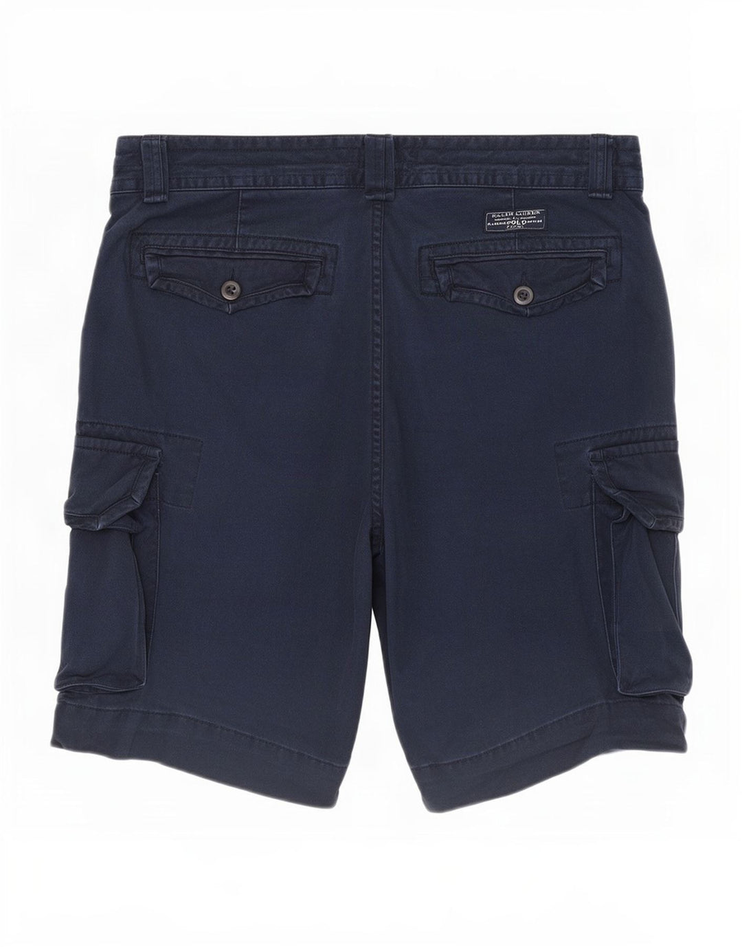 Pantaloni scurți cargo Ralph Lauren pentru bărbați W32, bumbac mediu albastru bleumarin