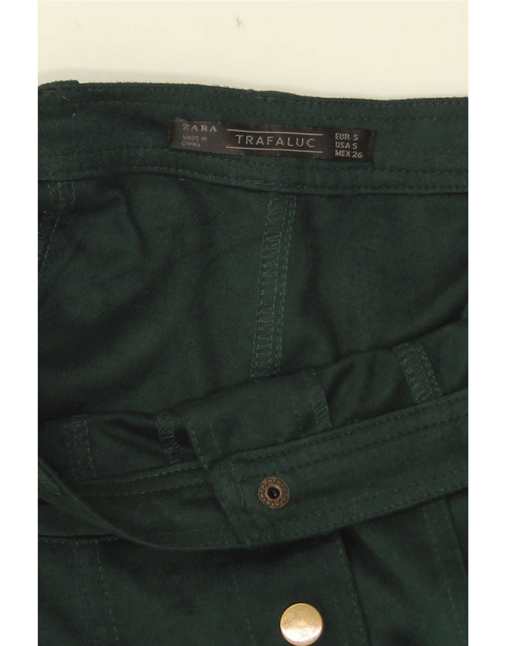 Fusta Mini Trafaluc Femei Zara Mica W26 Verde