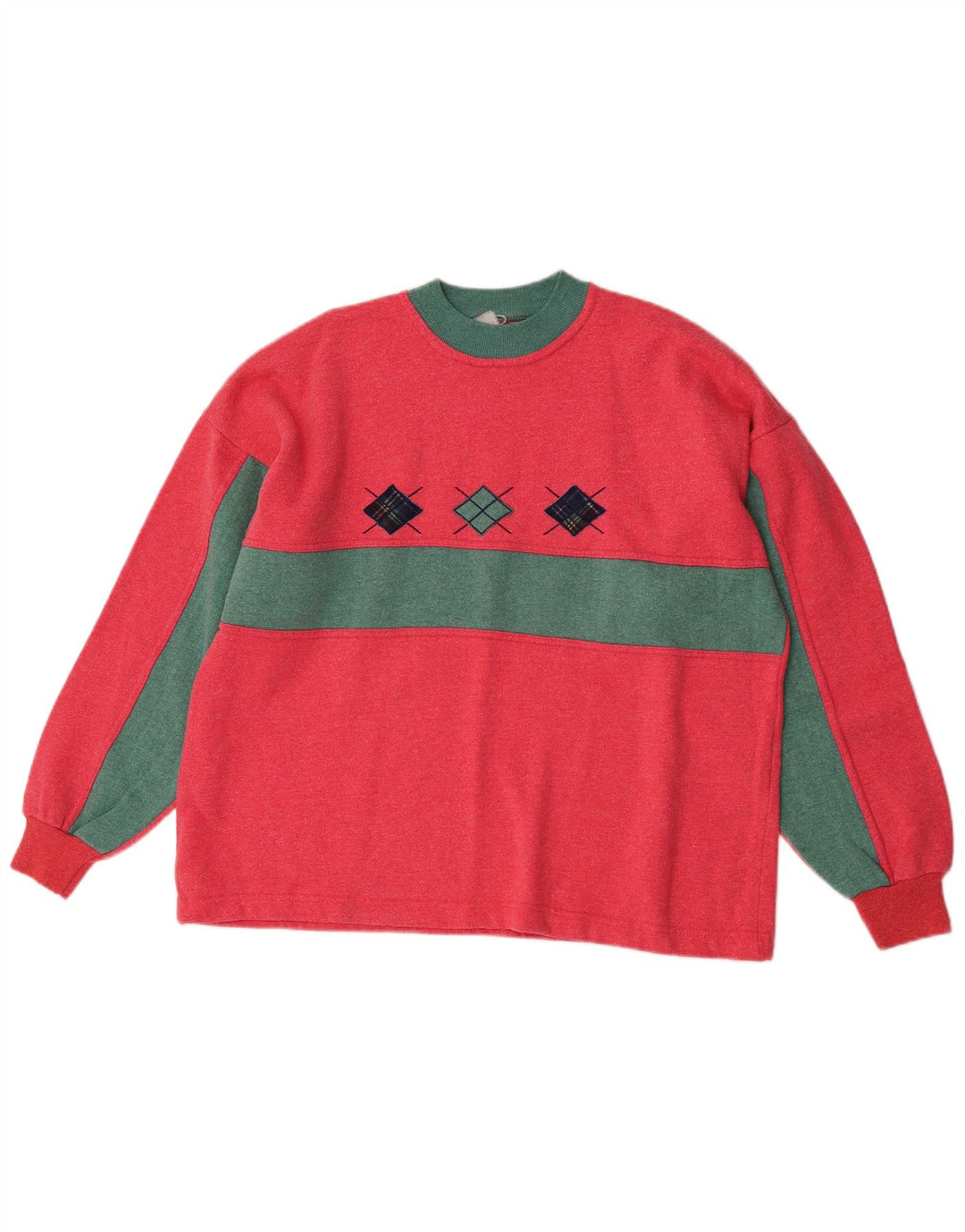 Trening complet vintage pentru femei UK 10 mic roz Colorblock