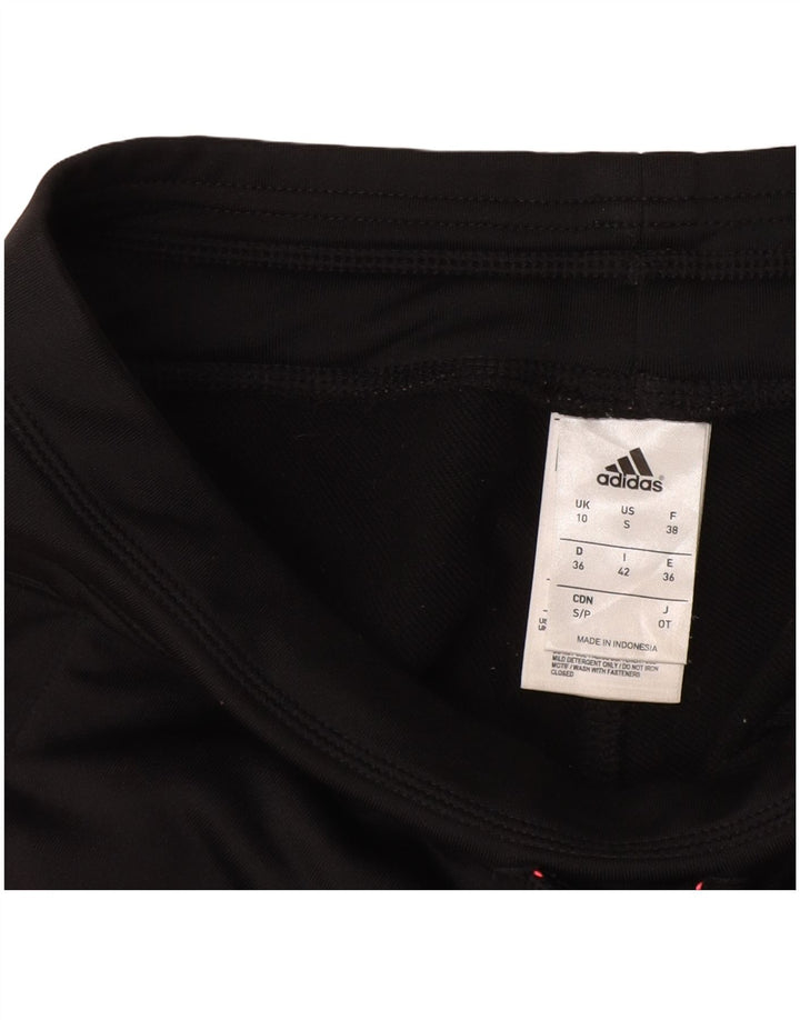 Pantaloni de trening Climalite ADIDAS pentru femei UK 10 Poliester negru mic