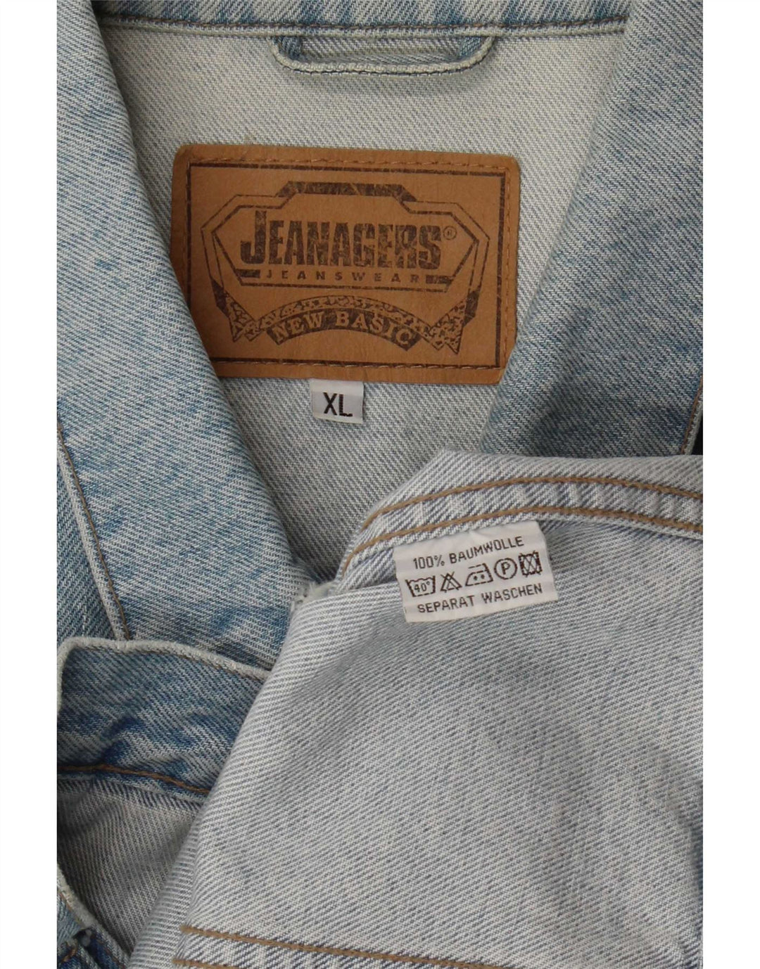 Jachetă de blugi pentru bărbați Jeanagers UK 42 XL Bumbac albastru