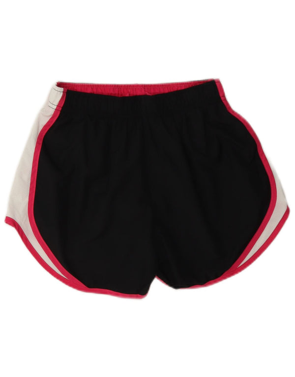 Pantaloni scurți sport Nike Dri Fit pentru femei UK 4 XS, negru, poliester