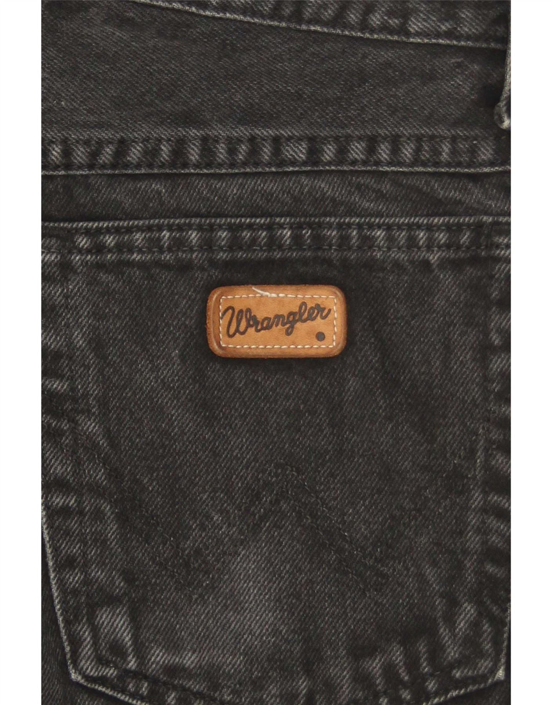 Blugi drepti pentru bărbați Wrangler W30 L33 negri