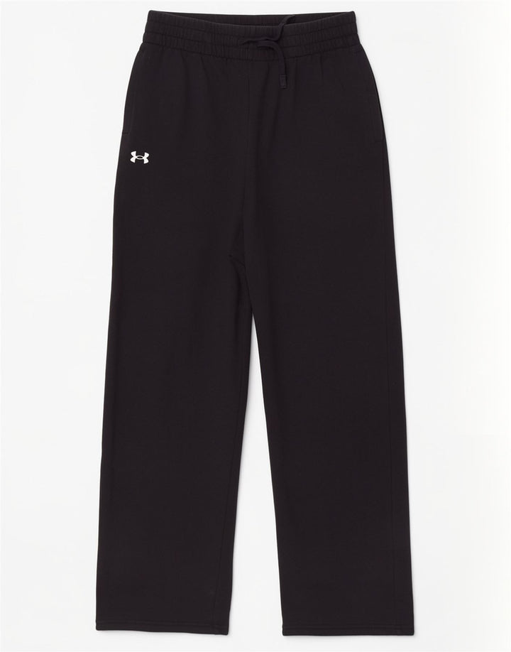Pantaloni de trening Under Armour pentru bărbați, bumbac mediu negru