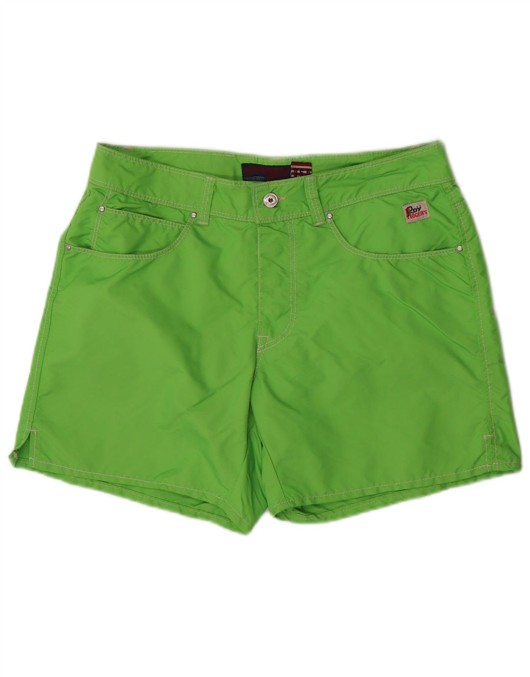 Pantaloni scurți casual pentru bărbați ROY ROGERS IT 48 Medium W34 Nylon verde