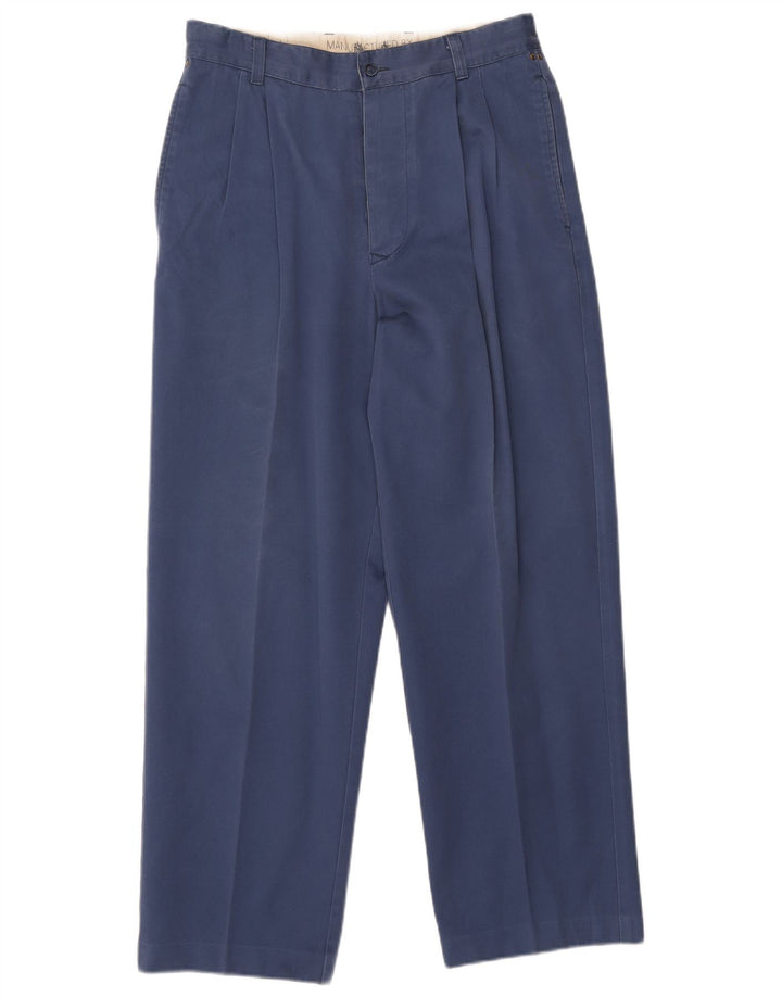 Pantaloni chino pentru bărbați AVIREX L32 L29, bumbac albastru