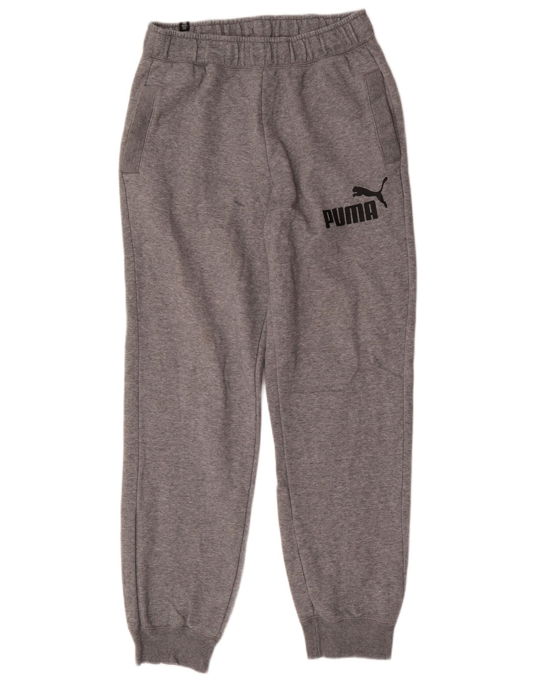 Pantaloni de trening Puma pentru bărbați Joggeri, bumbac, gri mediu, sport