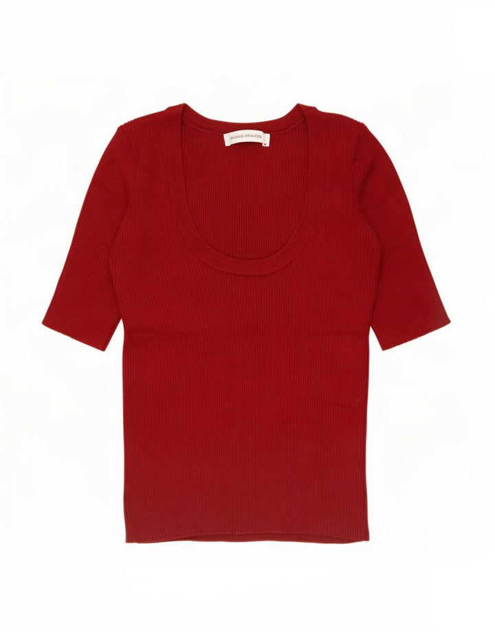 Bluză pentru femei Zara UK 8 Small Burgundy