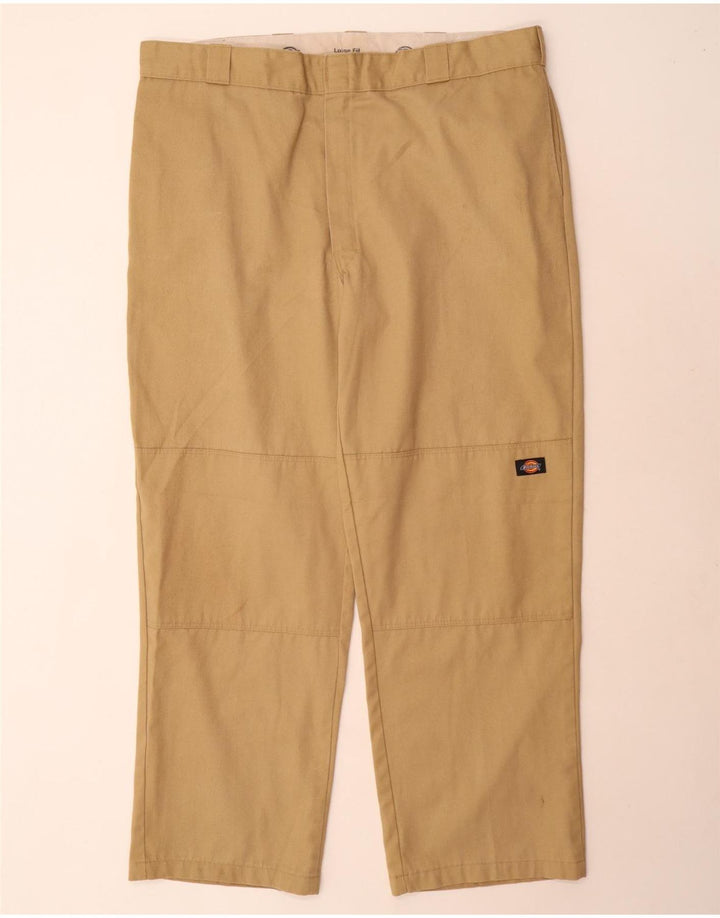 Pantaloni cargo largi pentru bărbați Dickies W42 L32 poliester bej