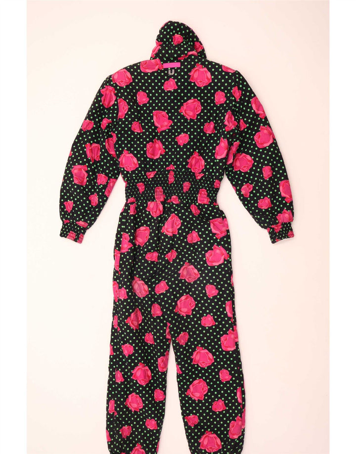 Salopetă de schi pentru femei Ungaro IT 44 Medium Black Floral Bumbac