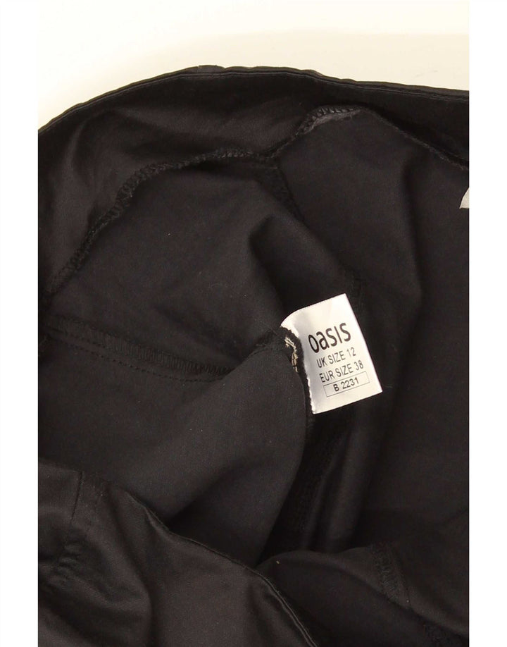 Top fără bretele pentru femei Oasis UK 12, bumbac mediu negru