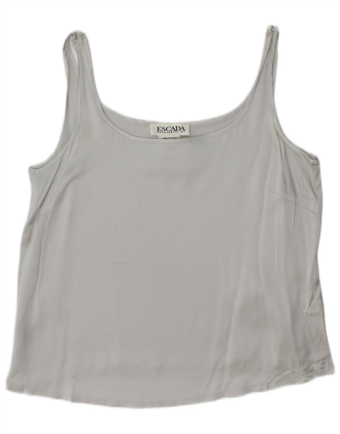 Vestă Escada Femei Top IT 42 Medium Gris Silk