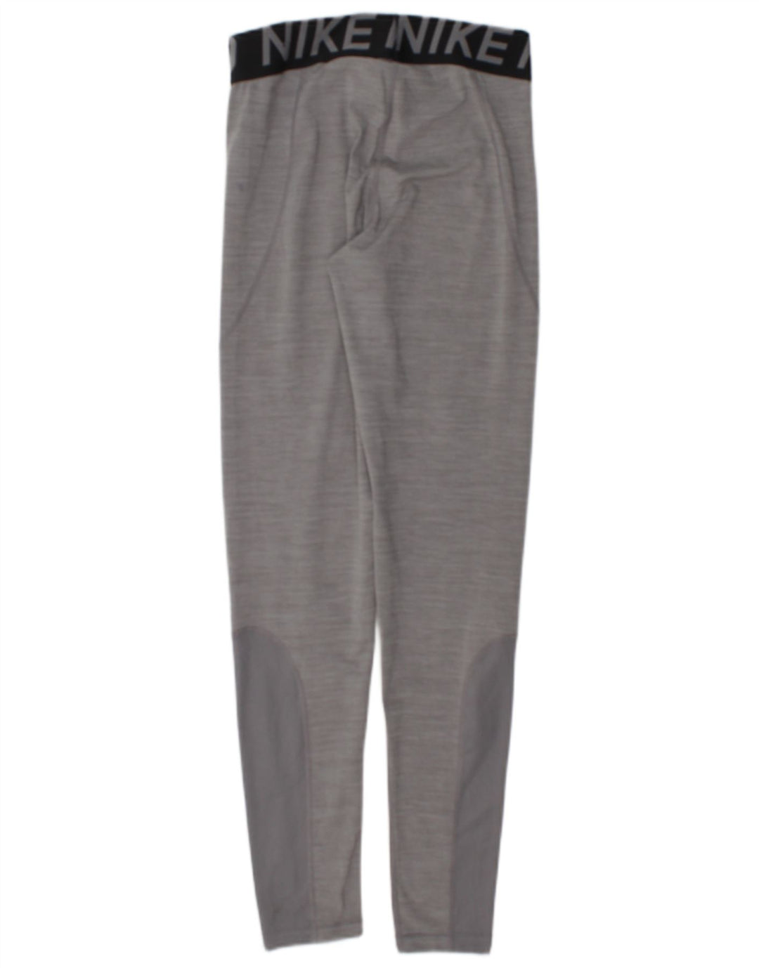 Leggings cu grafice Nike Dri Fit pentru femei UK 12 Gri mediu Colorblock
