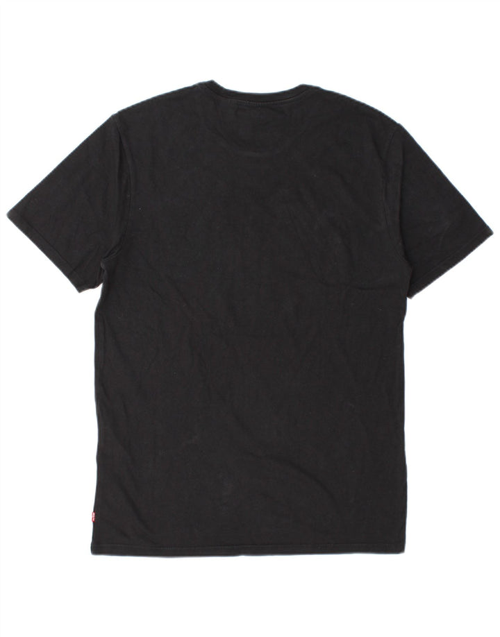 Tricou grafic Levi's pentru bărbați Top mic, negru, bumbac
