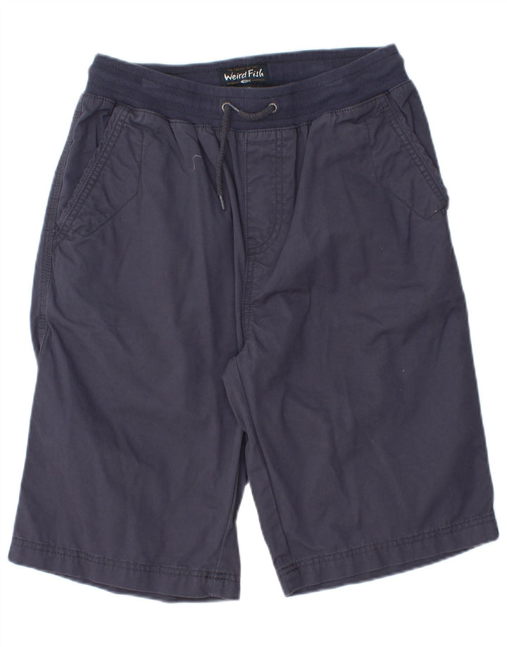 Pantaloni scurți sport pentru bărbați Weird Fish, bleumarin mediu