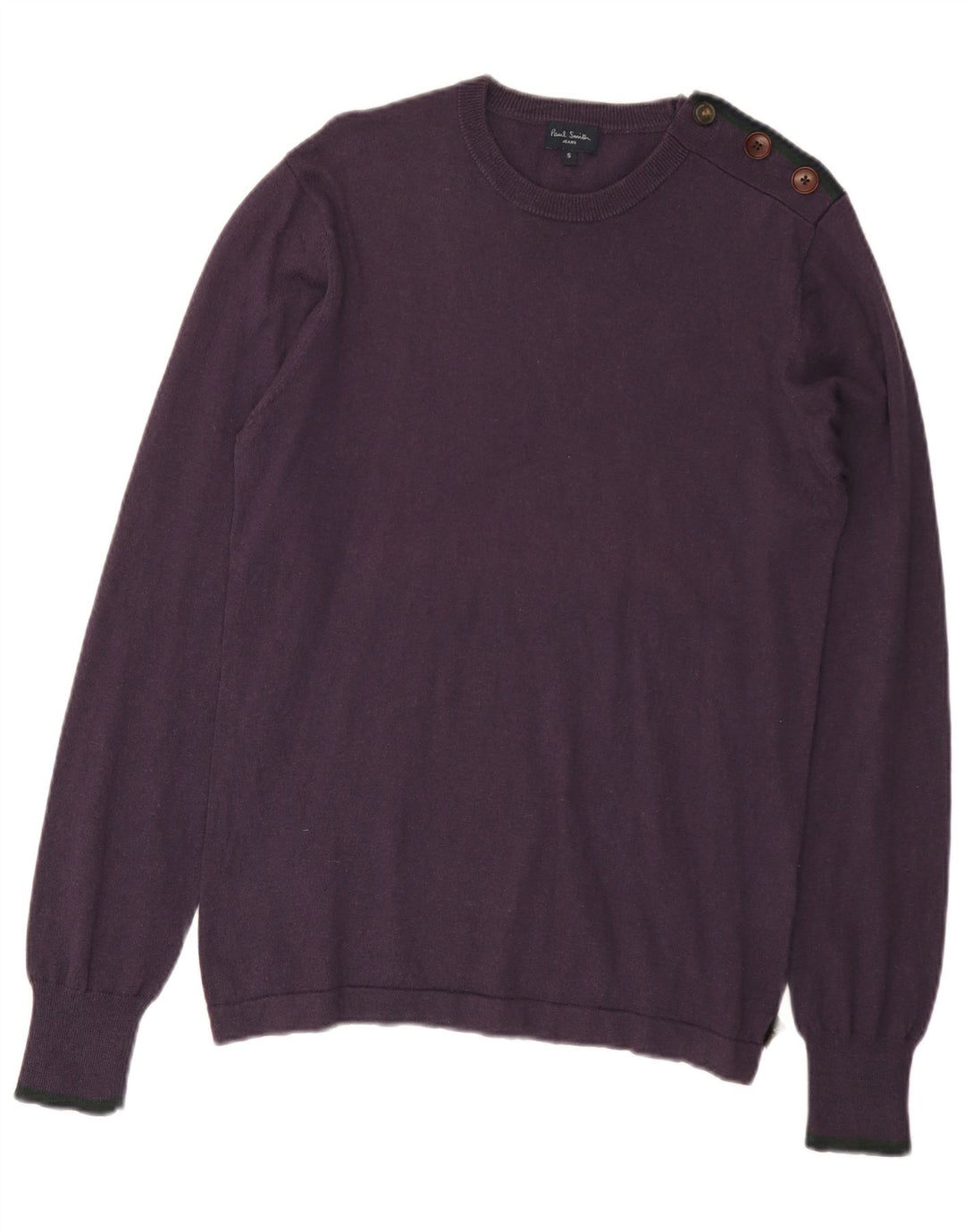 Pulover pentru bărbați Paul Smith cu decolteu rotund din bumbac violet mic