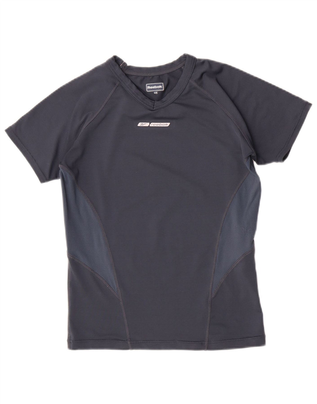 Tricou pentru băieți Reebok Top 11-12 ani, gri, poliester color bloc