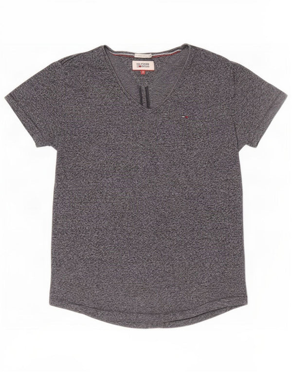 Tricou Tommy Hilfiger pentru bărbați Top mic, albastru marin, poliester pătat