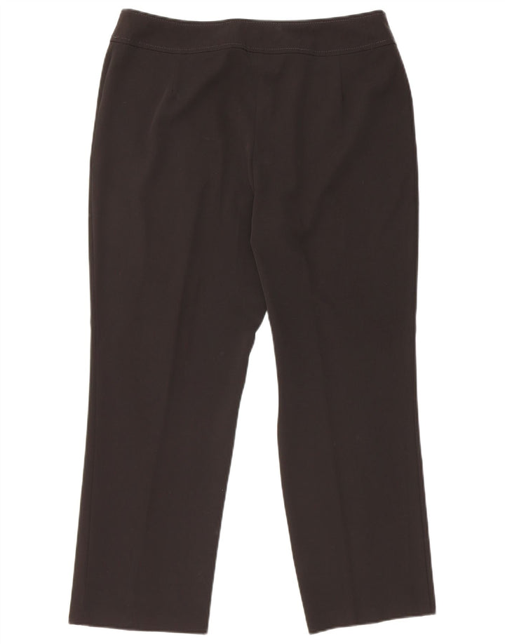 MARKS & SPENCER Pantaloni tăiați pentru femei UK 12 Medium W30 L24 Negru