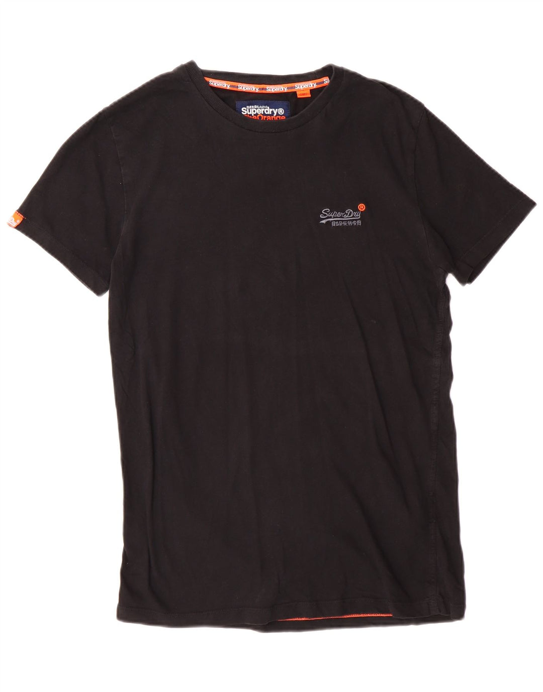 Tricou Superdry pentru bărbați Top mic, negru, bumbac