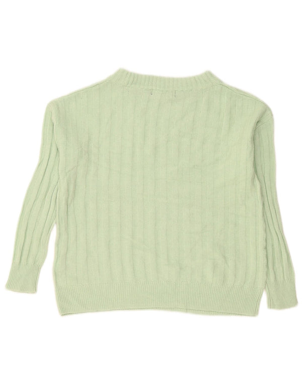 Marks & Spencer Pulover supradimensionat cu gât de barcă pentru femei UK 10 Small Green