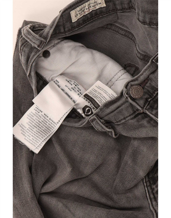 Blugi slim pentru bărbați Levi's W34 L32 bumbac gri