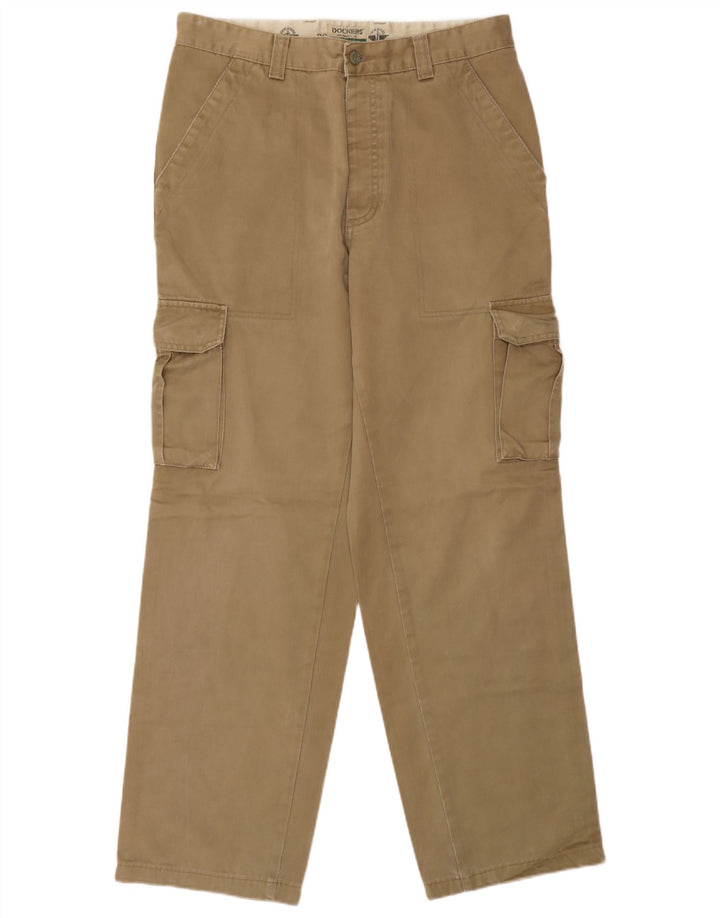 Pantaloni cargo drepti pentru bărbați Dockers Khakis W34 L32 Khaki