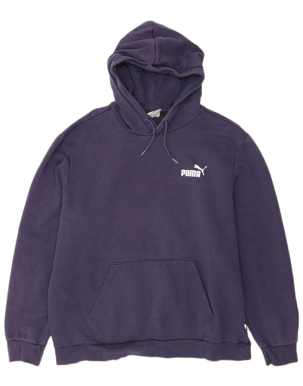 Pulover Puma pentru bărbați, XL, bumbac, albastru bleumarin
