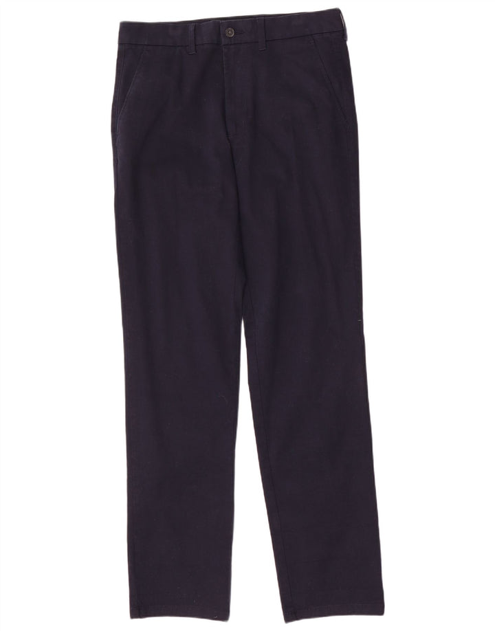 Pantaloni chino drepti pentru bărbați de la Marks & Spencer, L32 L33, bleumarin