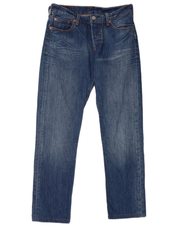 Blugi drepti 501 pentru femei Levi's W25 L27 Bumbac albastru
