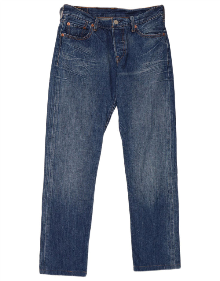 Blugi drepti 501 pentru femei Levi's W25 L27 Bumbac albastru
