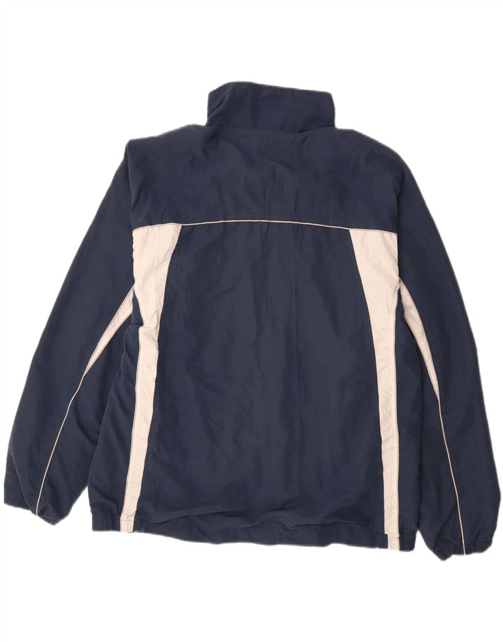 Jachetă de trening pentru bărbați ASICS, XL, albastru bleumarin, poliester color bloc