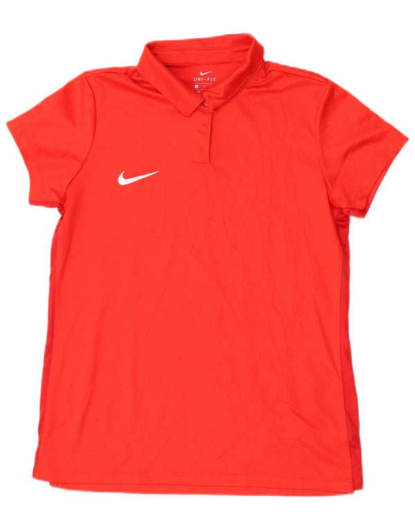 Tricou polo Nike Dri Fit pentru femei UK 14 Large Red